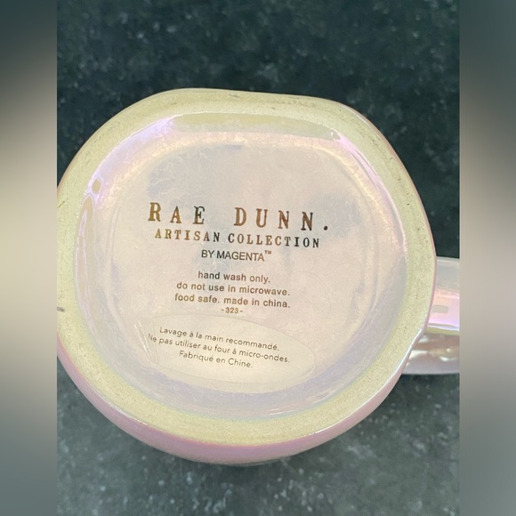 Rae Dunn iridescent  “Happily Ever After” mug - Picture 3 of 5